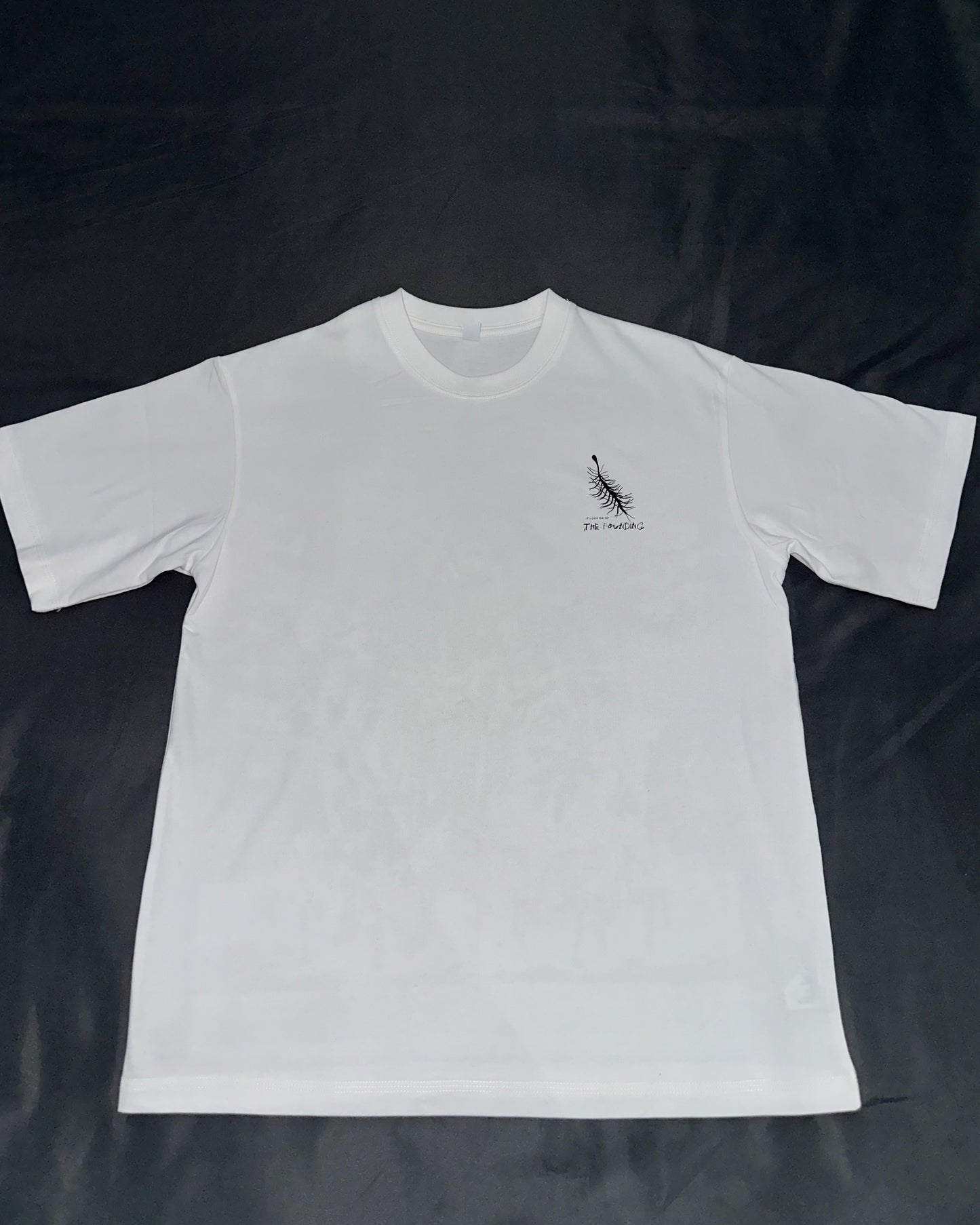 CAMISETA TITAN FUNDADOR AOT OVERSIZE BLANCA