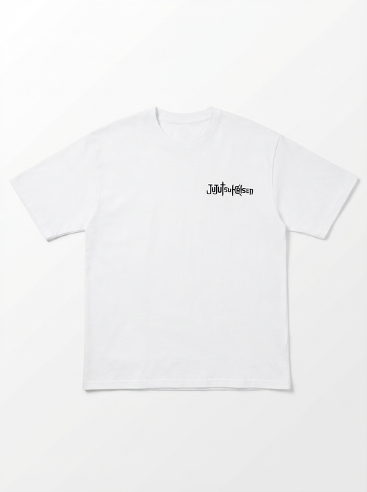 CAMISETA GOJO JJK OVERSIZE BLANCA